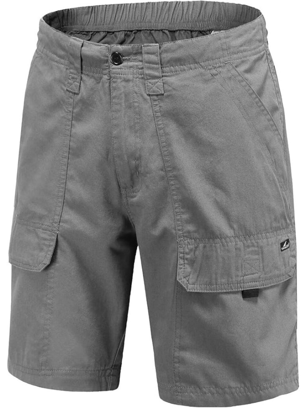 Vayager Sports Mens Cargo Shorts Gray Size M Cotton Lightweight Hiking Tactical
